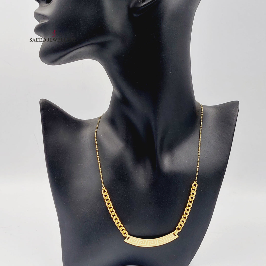   Virna Set  Made Of 18K Yellow Gold  <br>Bracelet Length: <strong> 19cm </strong> by Saeed Jewelry-29887