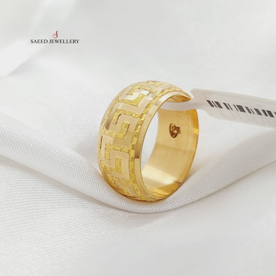 21K Gold Virna Wedding Ring by Saeed Jewelry - Image 1