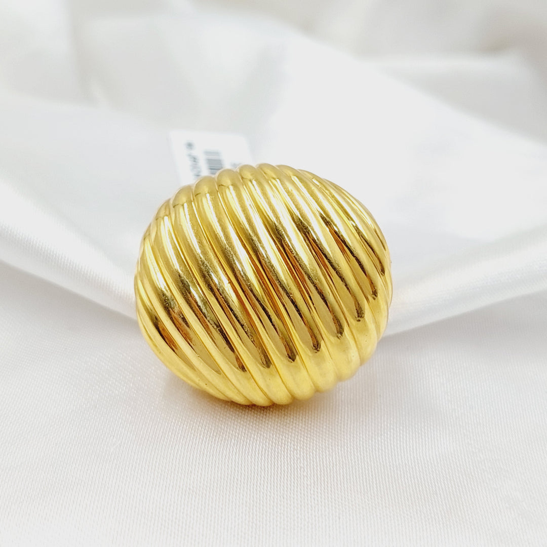 21K Gold Waves Ring by Saeed Jewelry - Image 2