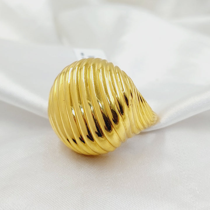 Waves Ring  Made of 21K Yellow Gold by Saeed Jewelry-30992