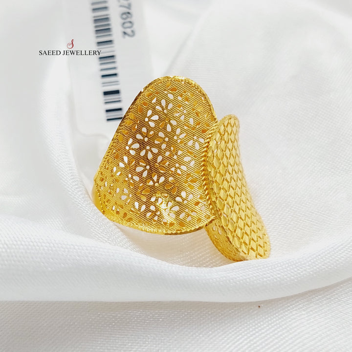 21K Gold Wings Ring by Saeed Jewelry - Image 2