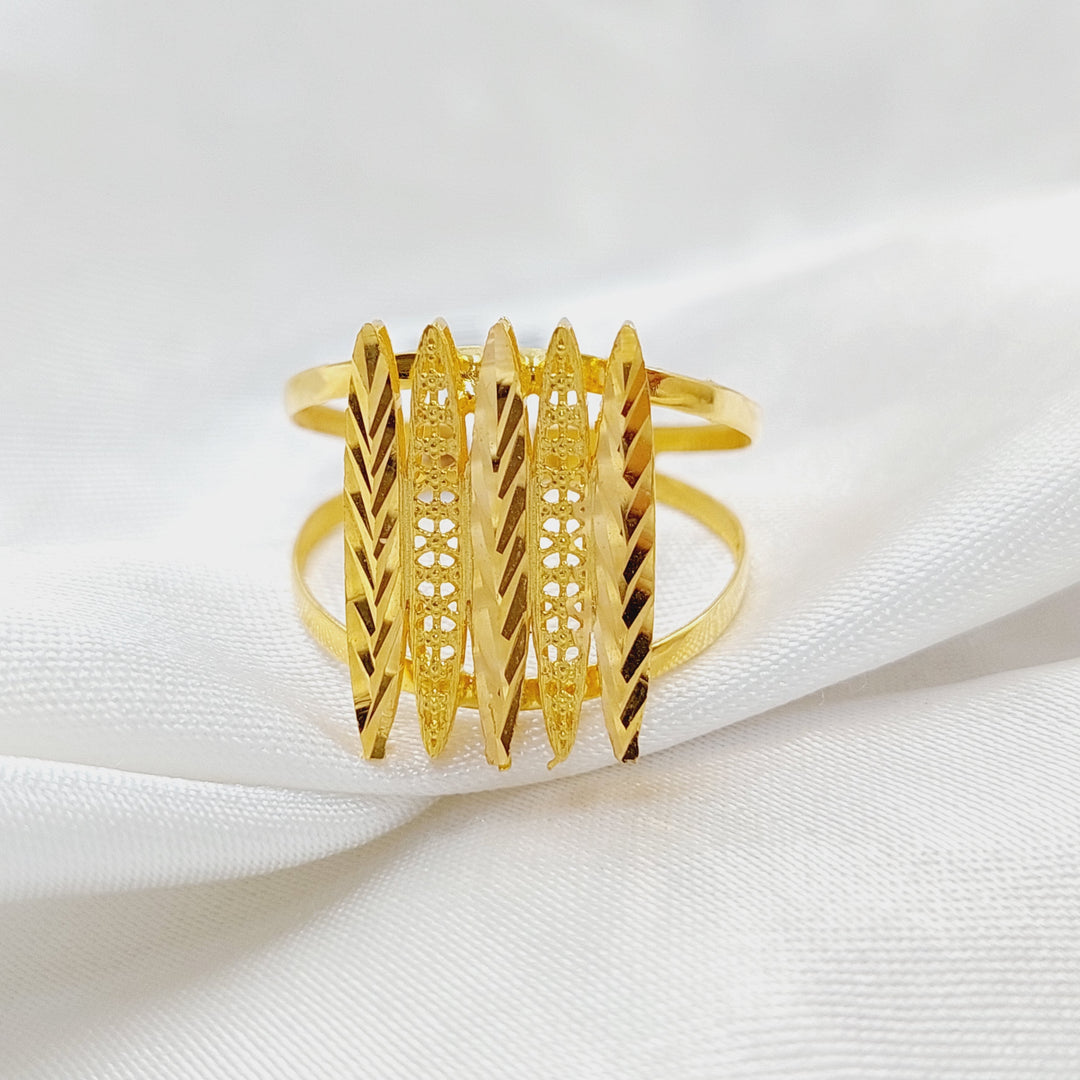 21K Gold Wings Ring by Saeed Jewelry - Image 2