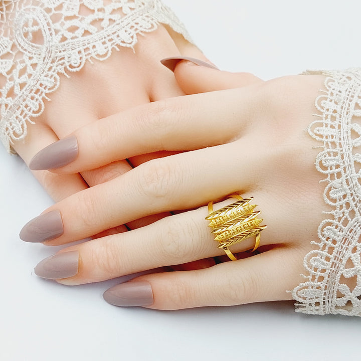 21K Gold Wings Ring by Saeed Jewelry - Image 5