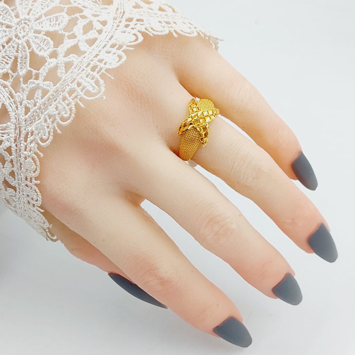 21K Gold Ring by Saeed Jewelry - Image 5