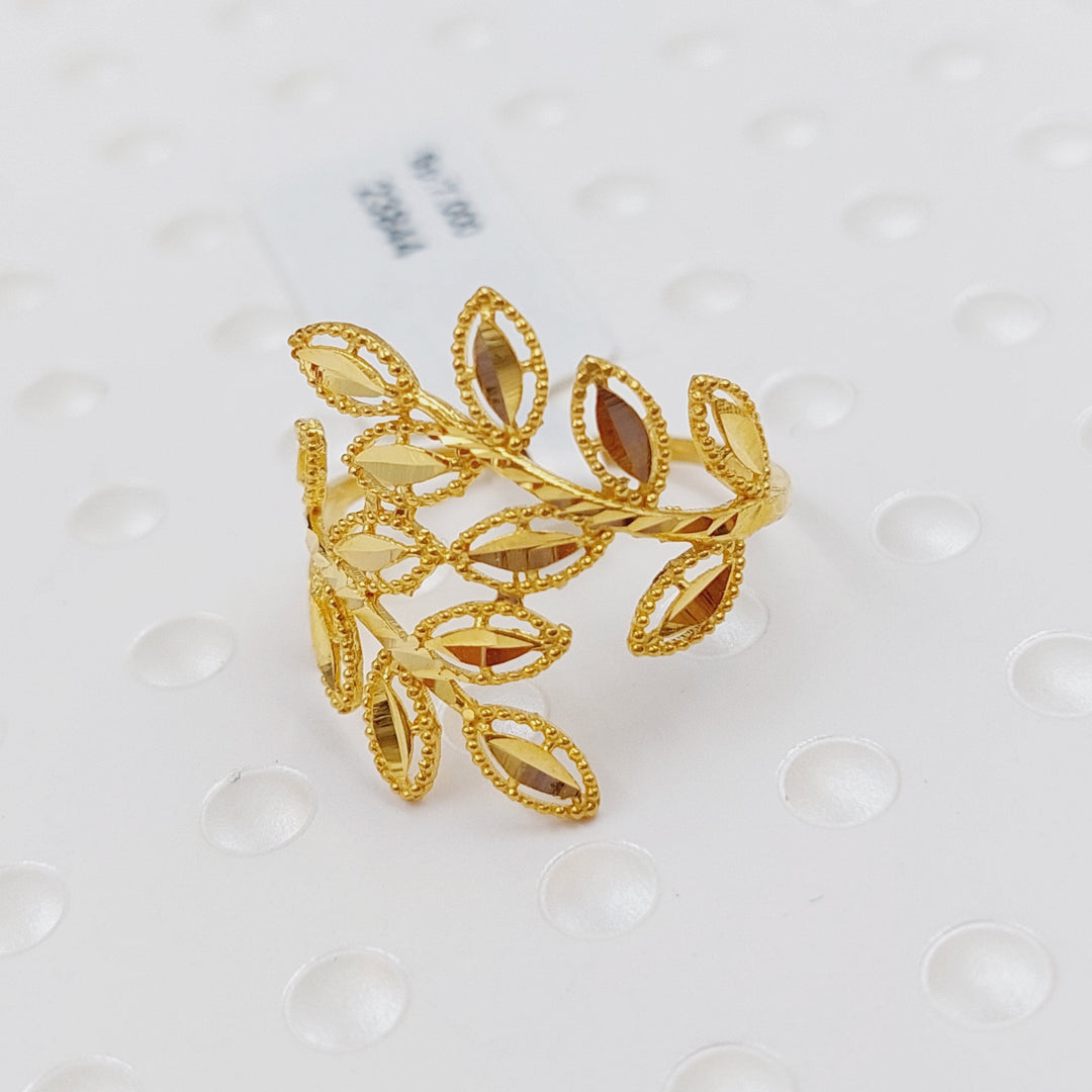 21K Gold Spike Ring by Saeed Jewelry - Image 5