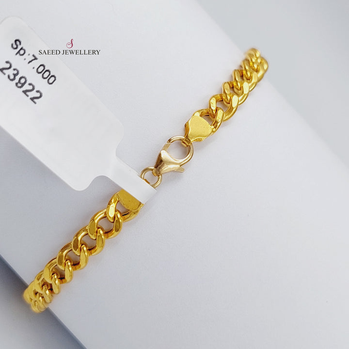 21K Gold Enamel Bracelet by Saeed Jewelry - Image 6