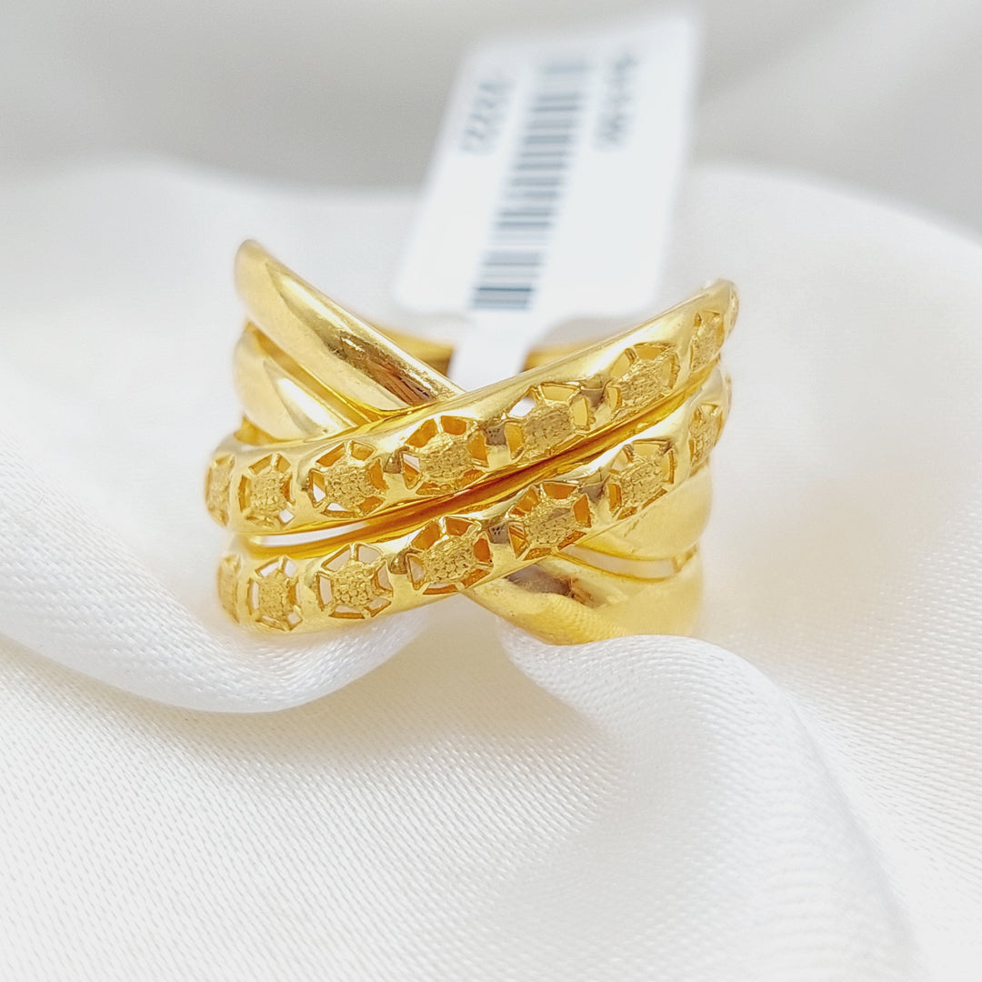 21K Gold Fancy Ring by Saeed Jewelry - Image 8