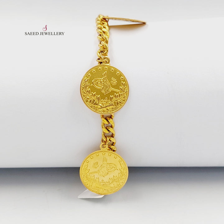 21K Gold Rashadi Dandash Bracelet by Saeed Jewelry - Image 3