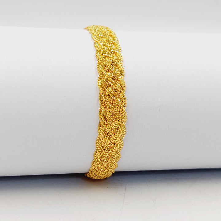 21K Gold Fancy Bracelet by Saeed Jewelry - Image 3