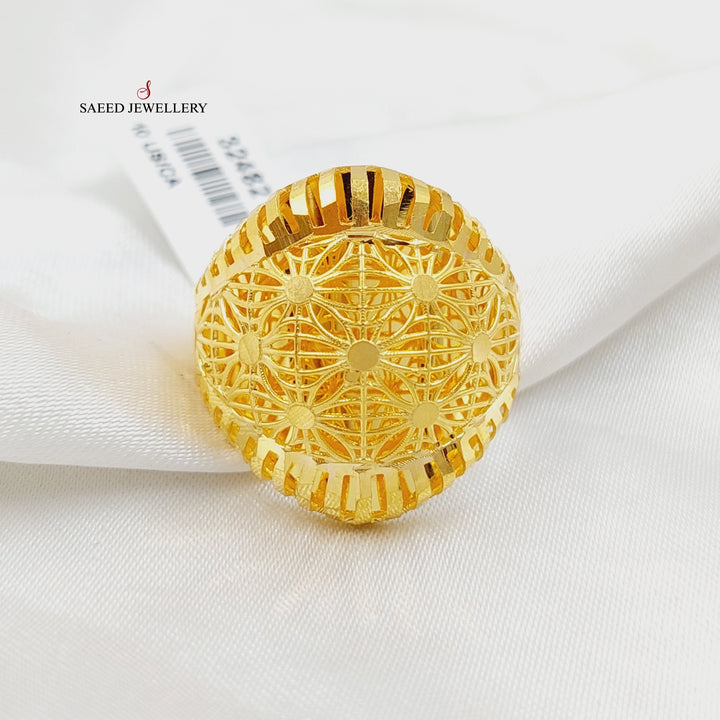 21K Gold Deluxe Turkish Ring by Saeed Jewelry - Image 1