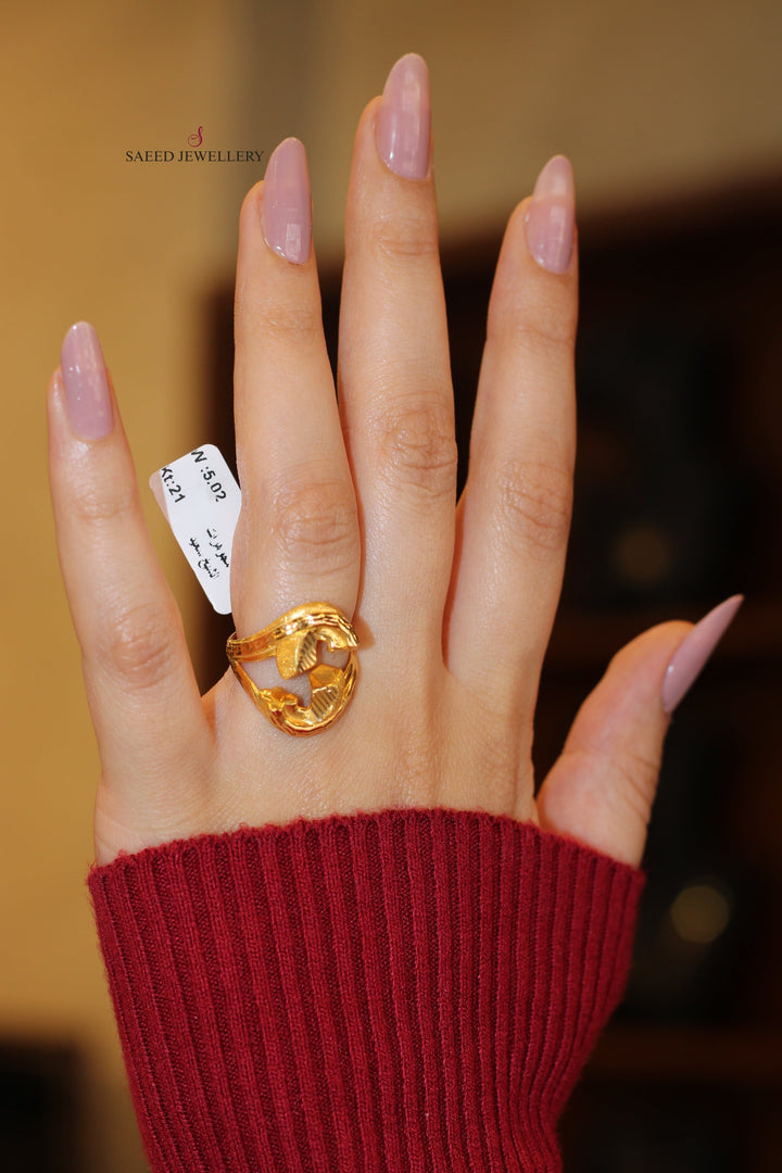 21K Gold Fancy Ring by Saeed Jewelry - Image 7