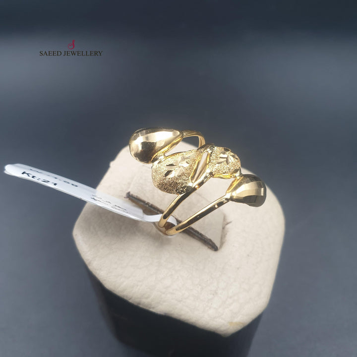 21K Gold Classic Ring by Saeed Jewelry - Image 13