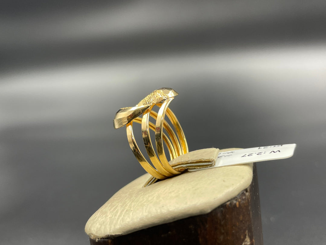 21K Gold Classic Ring by Saeed Jewelry - Image 8