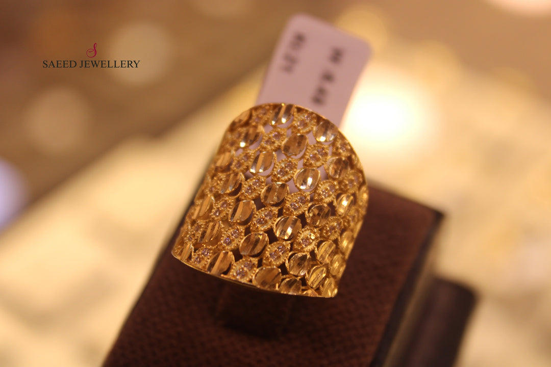 21K Gold Fancy Ring by Saeed Jewelry - Image 7