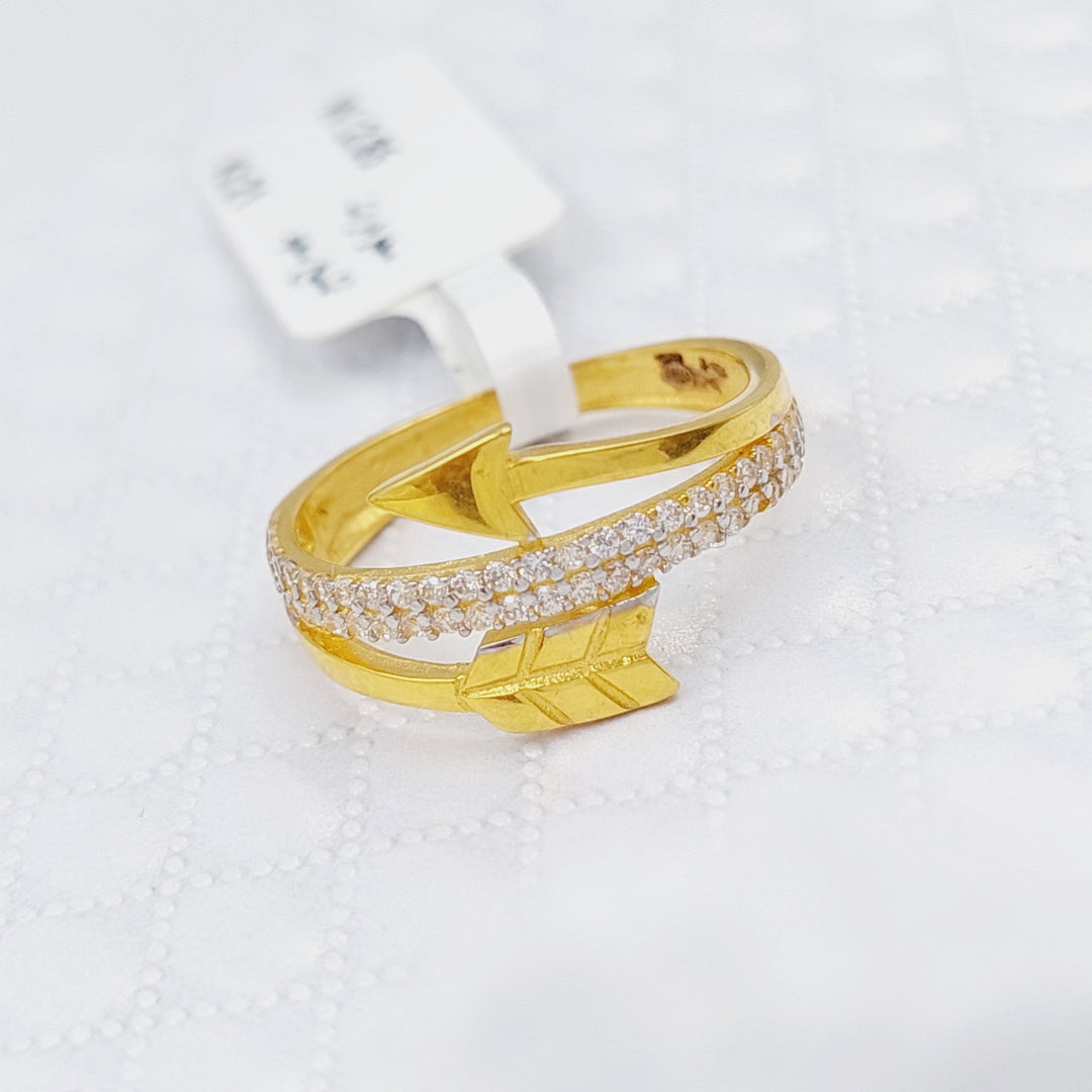 21K Gold Arrow Ring by Saeed Jewelry - Image 15