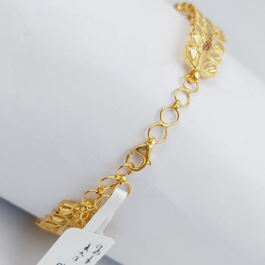 21K Gold Emirati Bracelet by Saeed Jewelry - Image 7