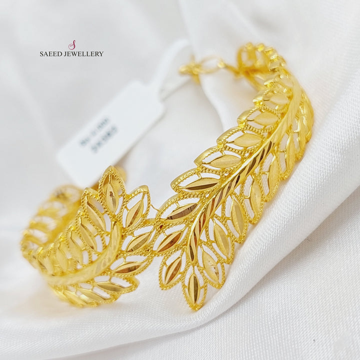 21K Gold Spike Bracelet by Saeed Jewelry - Image 10