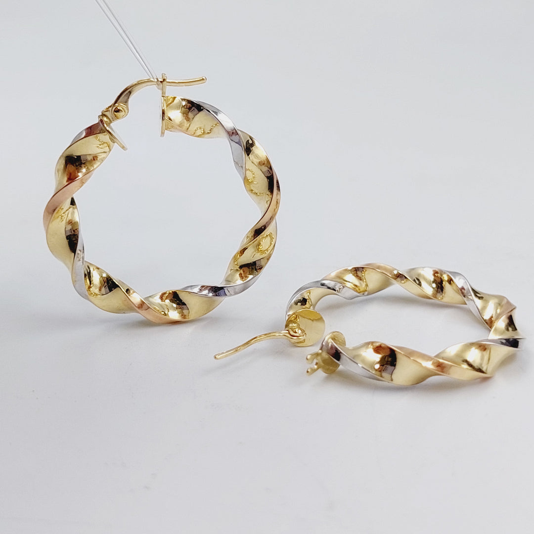 18K Gold Colored Earrings by Saeed Jewelry - Image 10