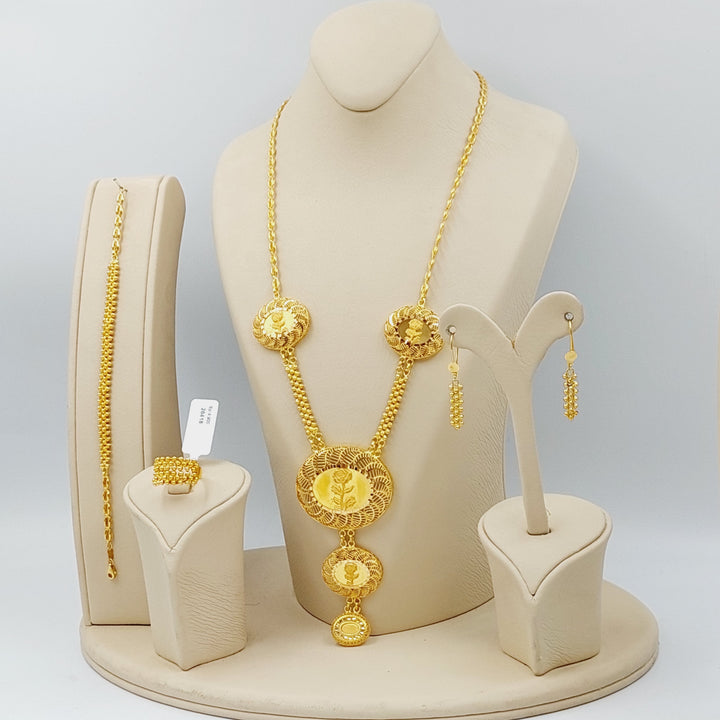 21K Gold 4 -piece ounce set by Saeed Jewelry - Image 15