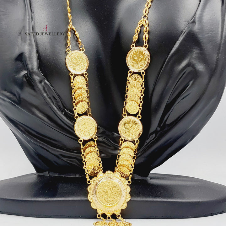 21K Gold Rashadi Model Necklace by Saeed Jewelry - Image 11