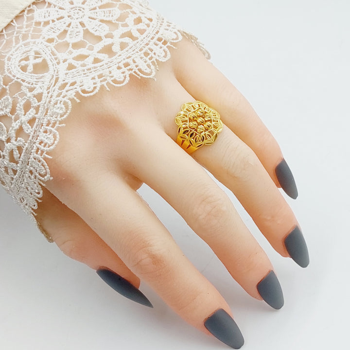 21K Gold Rose Ring by Saeed Jewelry - Image 10