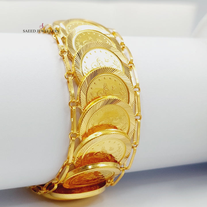 21K Gold Rashadi Bracelet by Saeed Jewelry - Image 20