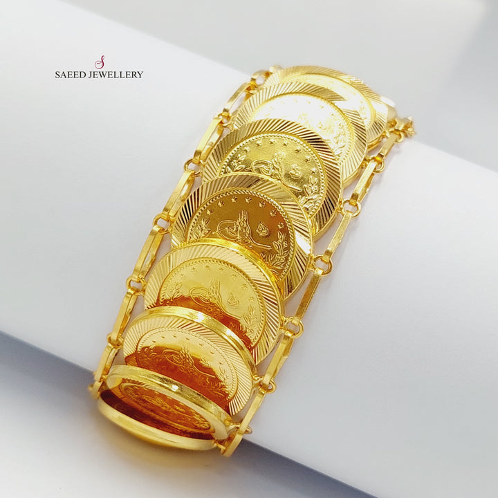 21K Gold Rashadi Bracelet by Saeed Jewelry - Image 13