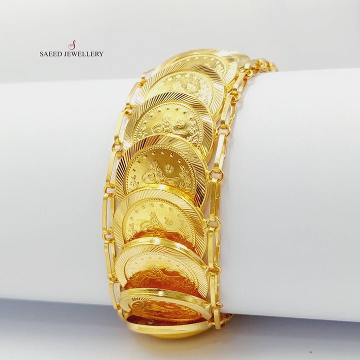 21K Gold Rashadi Bracelet by Saeed Jewelry - Image 12