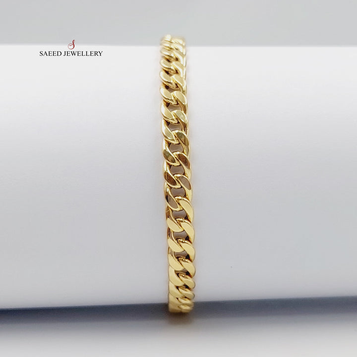 18K Gold Cuban Links Bracelet by Saeed Jewelry - Image 13