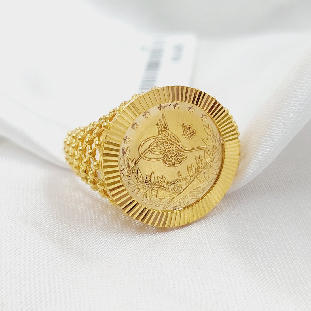 21K Gold Rashadi Ring by Saeed Jewelry - Image 12