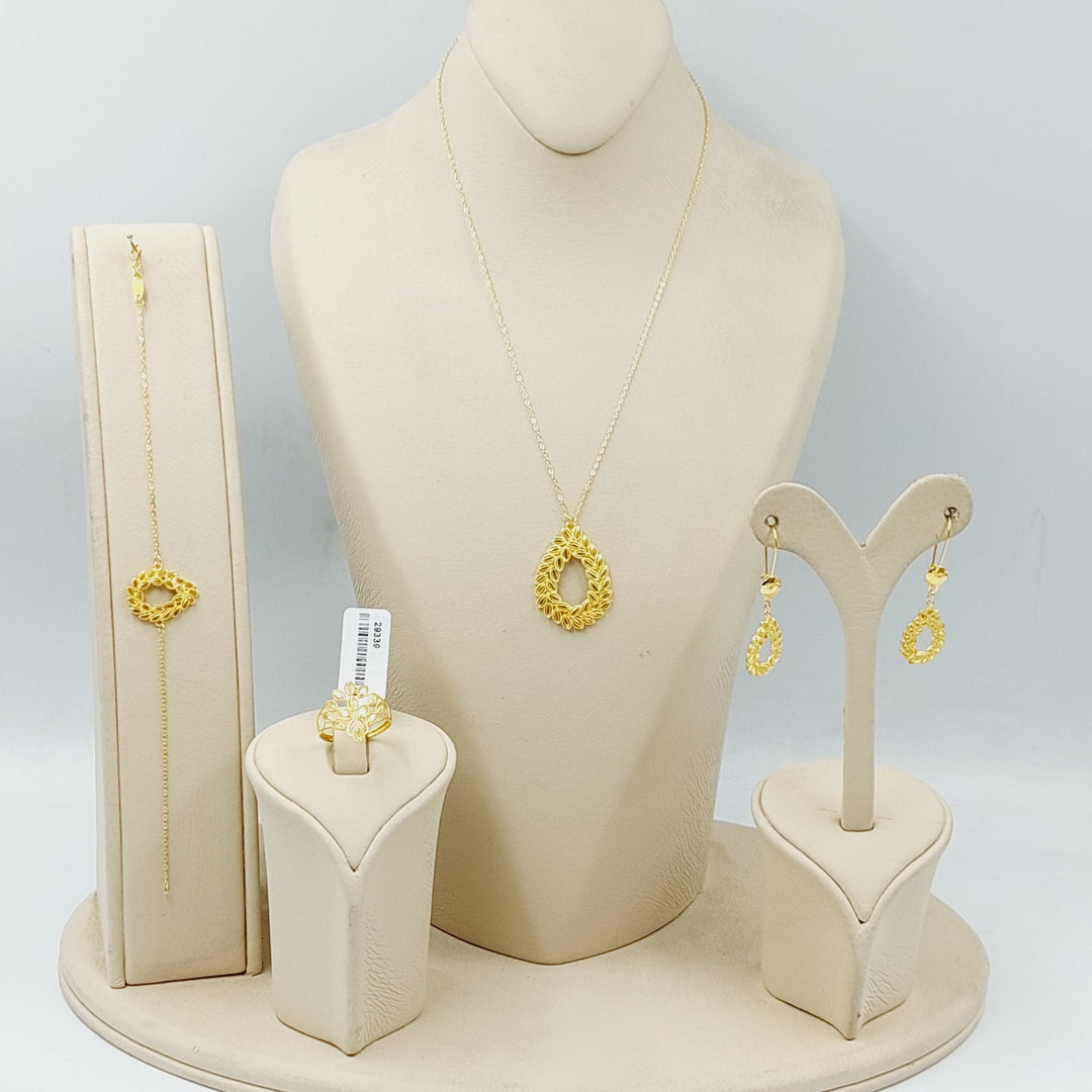 18K Gold Leaf Set by Saeed Jewelry - Image 7