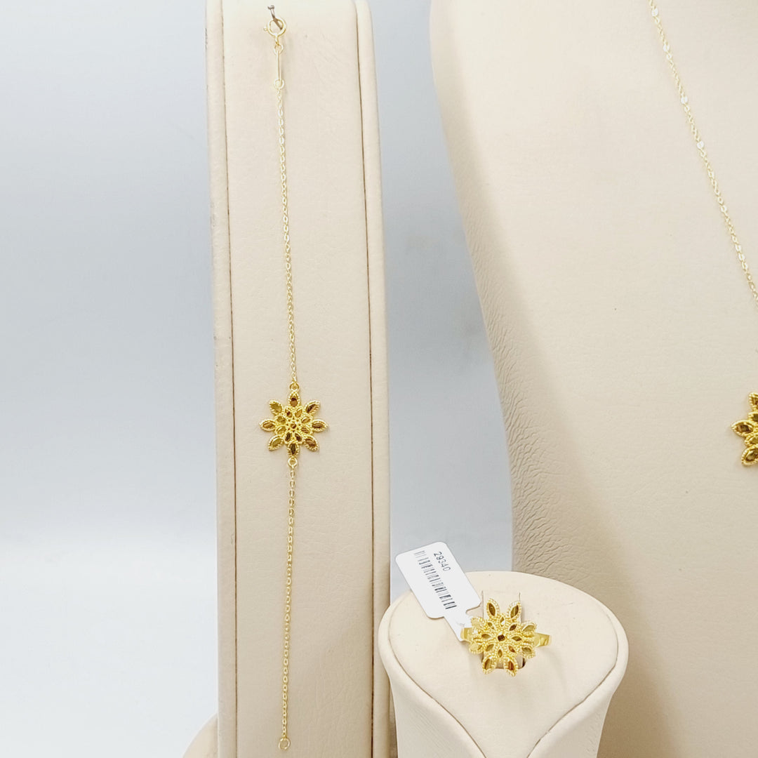 18K Gold Leaf Set by Saeed Jewelry - Image 7