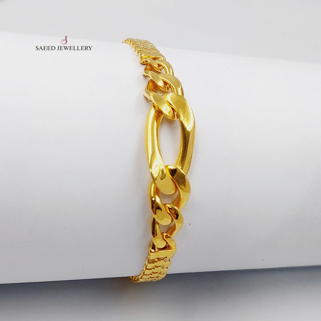 21K Gold Taft Bracelet by Saeed Jewelry - Image 7