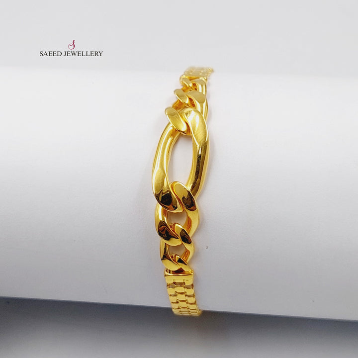 21K Gold Taft Bracelet by Saeed Jewelry - Image 14