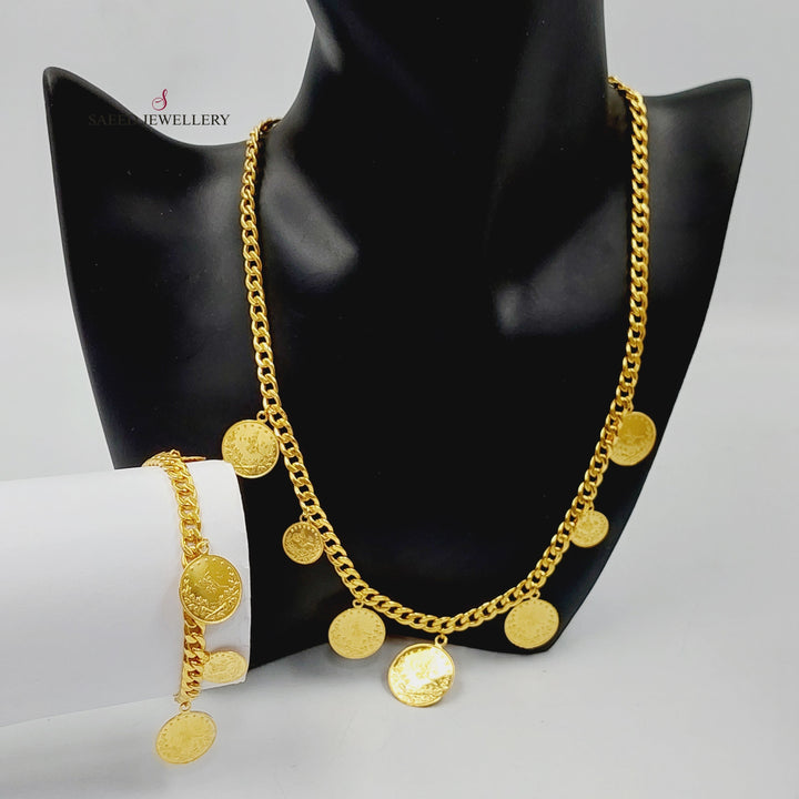 21K Gold Dandash Set by Saeed Jewelry - Image 14