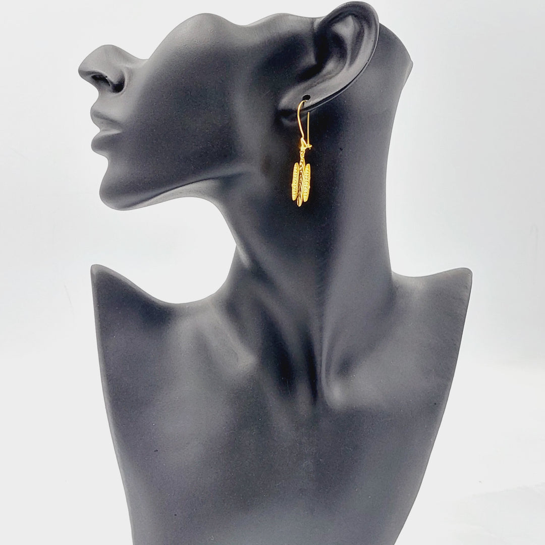 21K Gold Wings Earrings by Saeed Jewelry - Image 10