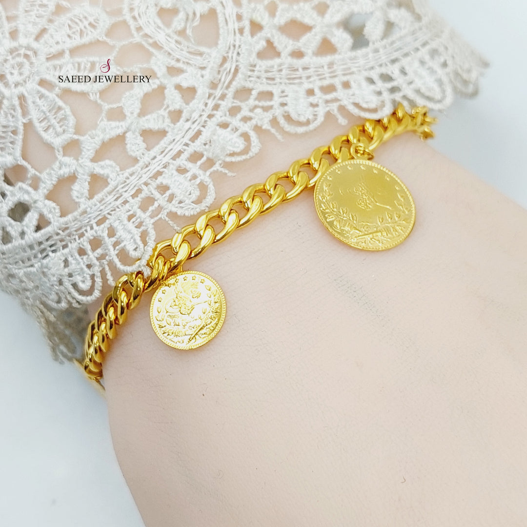 21K Gold Rashadi Dandash Bracelet by Saeed Jewelry - Image 8