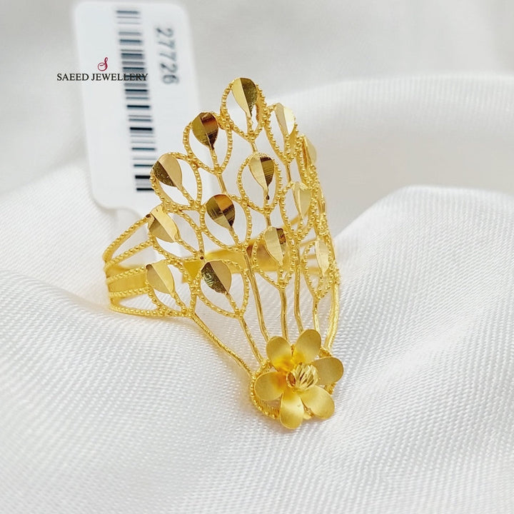 21K Gold Crown Ring by Saeed Jewelry - Image 16