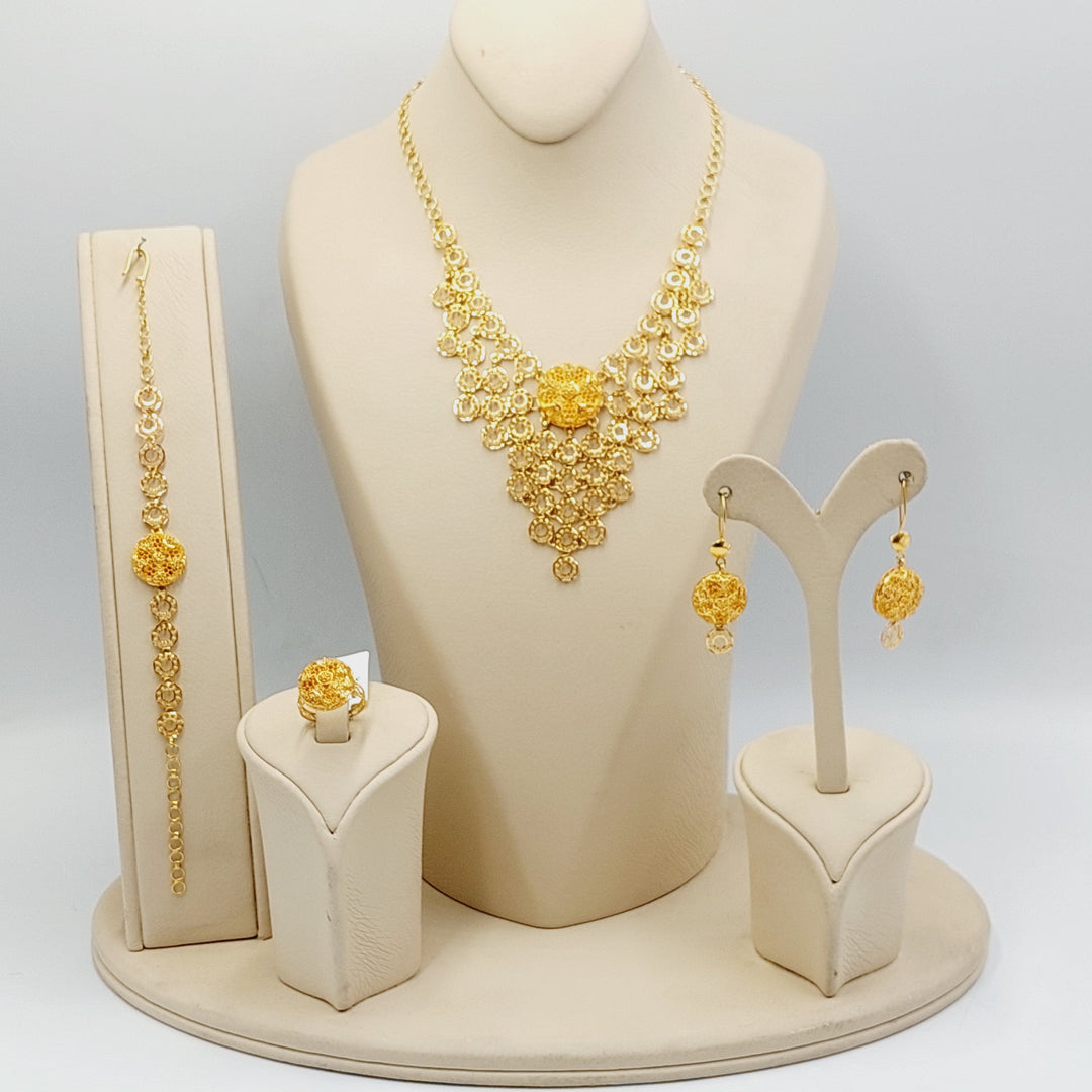 21K Gold Deluxe Kuwaiti Set by Saeed Jewelry - Image 10