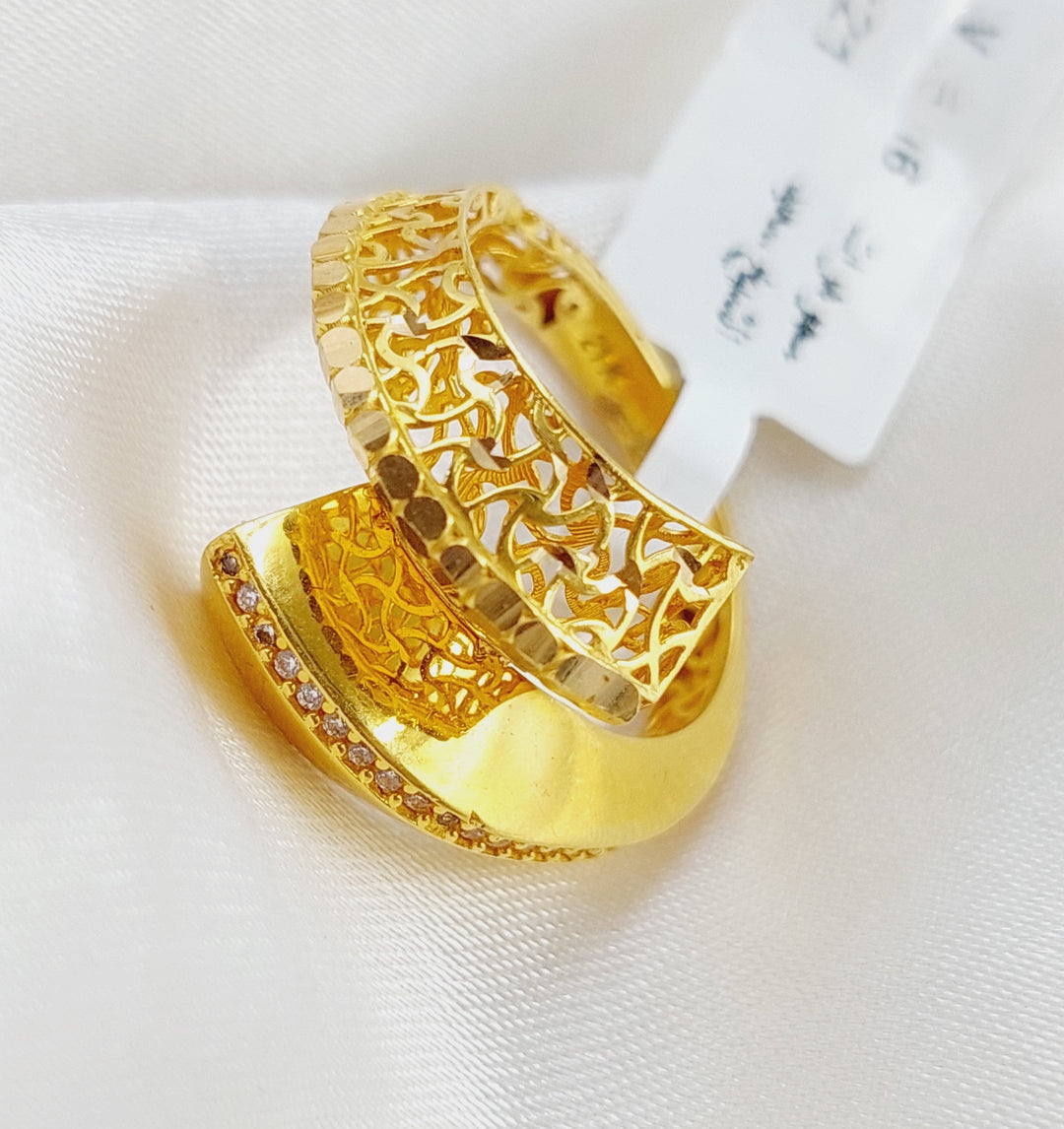 21K Gold Fancy Ring by Saeed Jewelry - Image 7