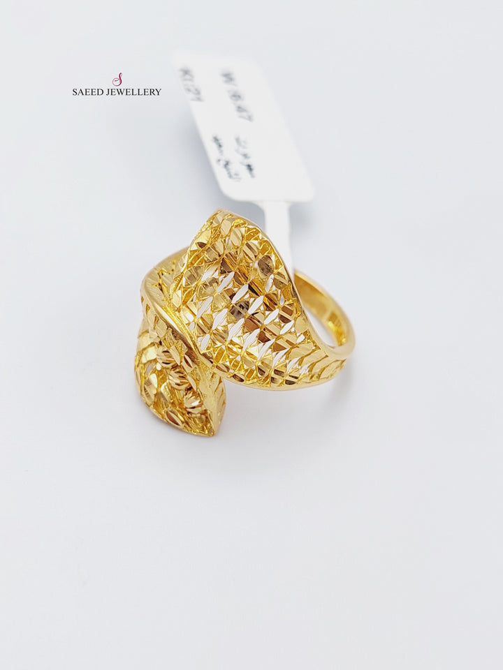 21K Gold Fancy Ring by Saeed Jewelry - Image 7