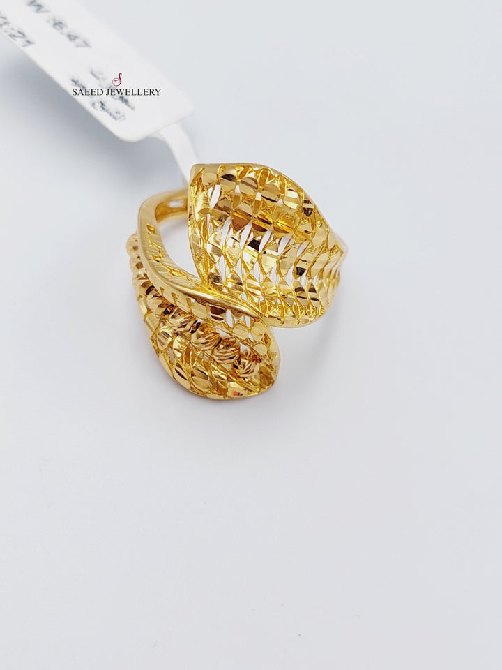 21K Gold Fancy Ring by Saeed Jewelry - Image 8