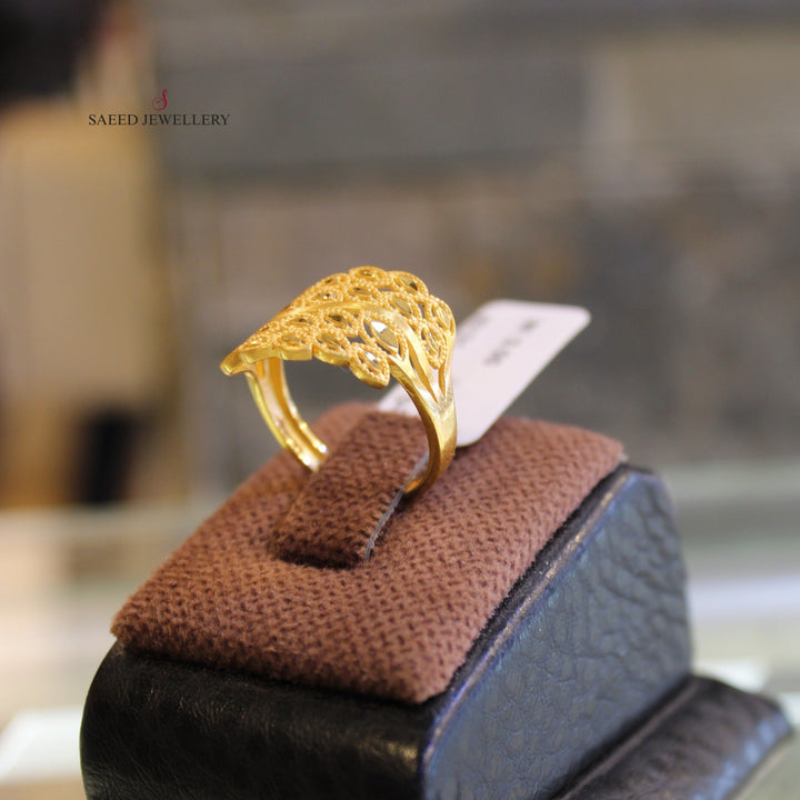 21K Gold Fancy Ring by Saeed Jewelry - Image 7