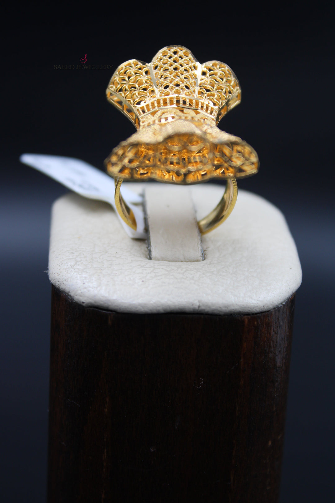 21K Gold Kuwaiti Ring by Saeed Jewelry - Image 7