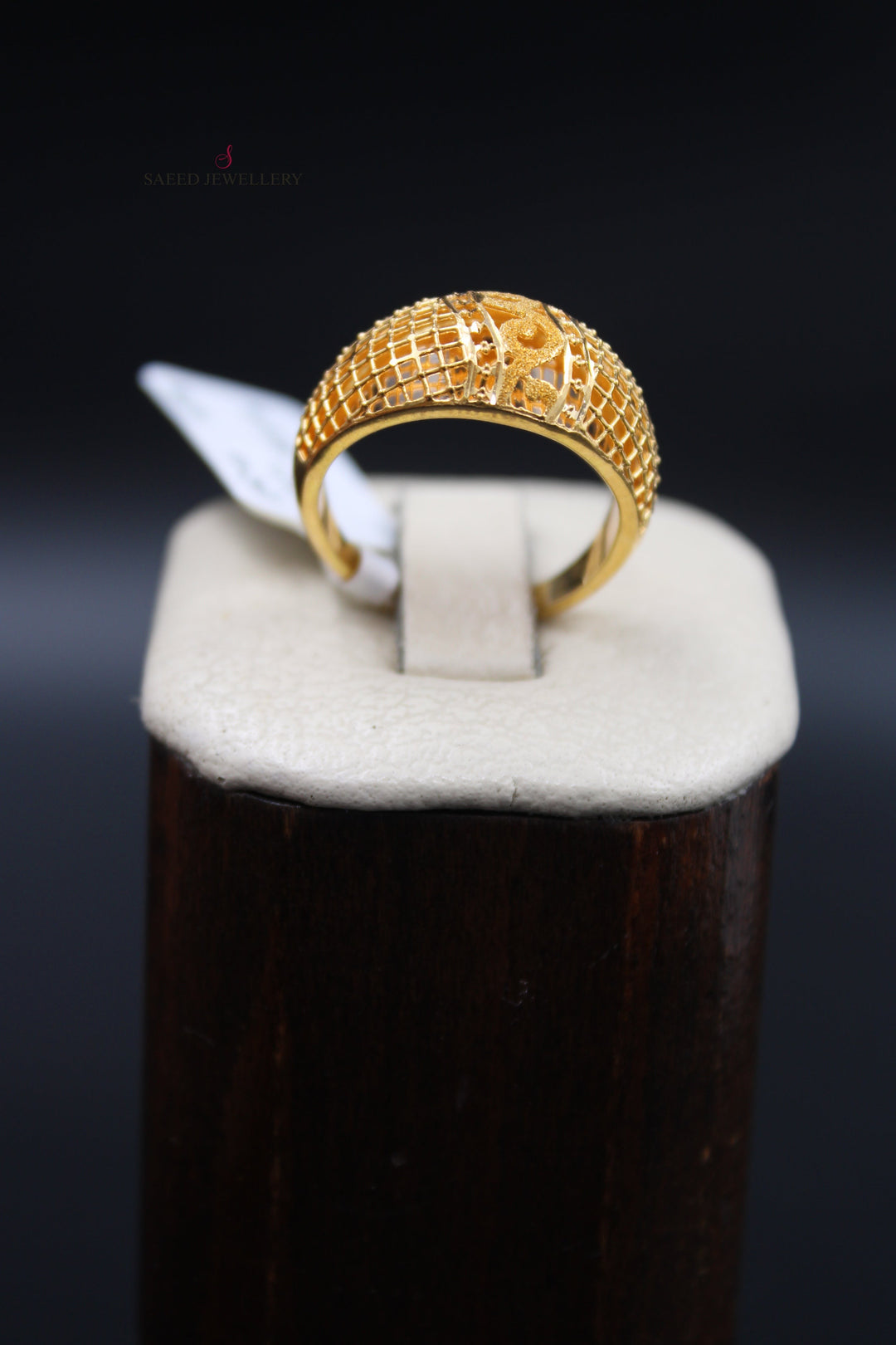 21K Gold Kuwaiti Ring by Saeed Jewelry - Image 17