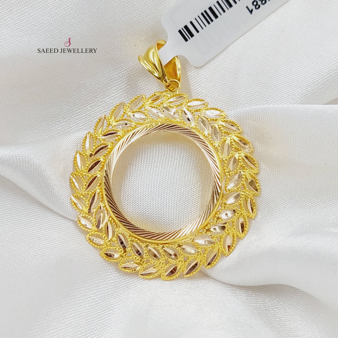 21K Gold Spike Frame by Saeed Jewelry - Image 8