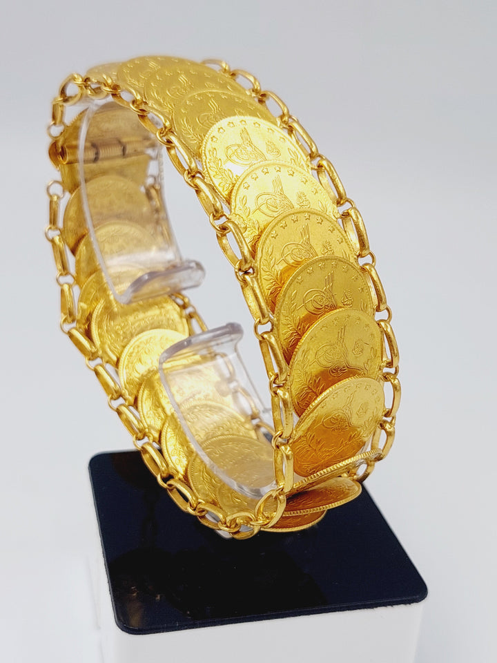 21K Gold Lirat Bracelet by Saeed Jewelry - Image 7