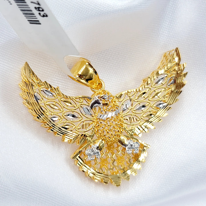 Deluxe Pendant Made of 21K Gold by Saeed Jewelry 