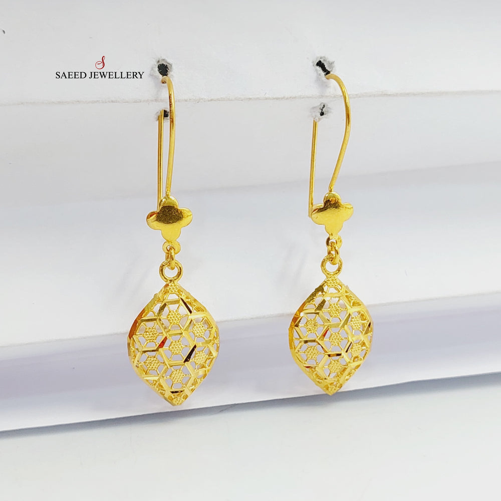 21K حلق تركي اكسترا-مجوهرات الشيخ سعيد-Saeed Jewelry 