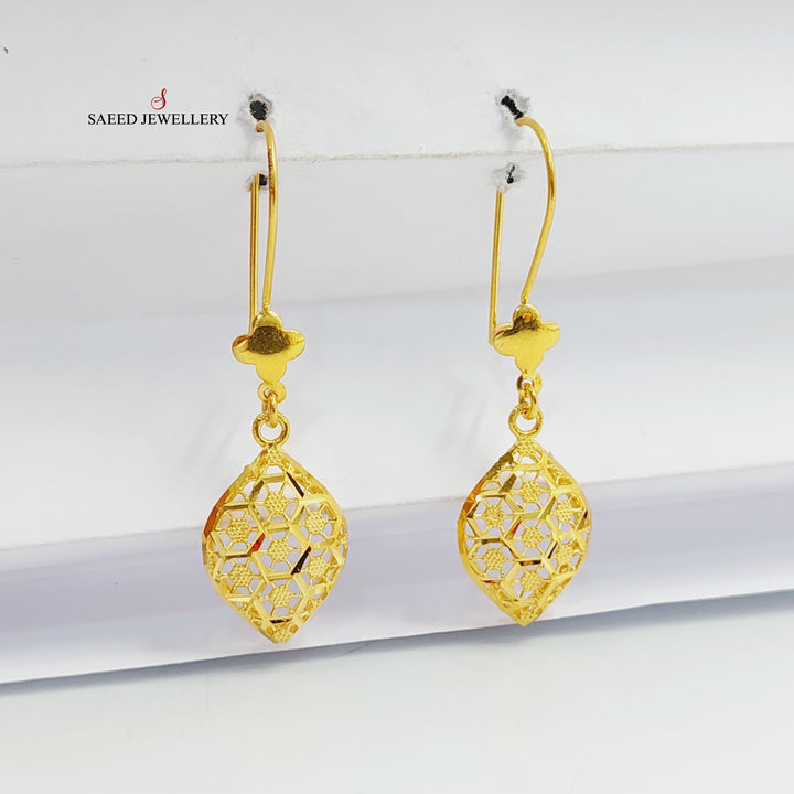 21K حلق تركي اكسترا-مجوهرات الشيخ سعيد-Saeed Jewelry 